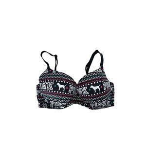 Pink Victoria’s secret wear everywhere lightly lined underwire bra holiday size